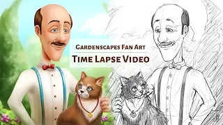 Gardenscapes Fan Art – Time Lapse Video