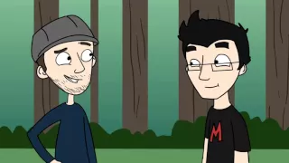 Jacksepticeye Animated   The Forest w Markiplier