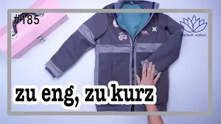 zu eng, zu kurz - Wie ich eine selbstgenähte Kinderjacke retten konnte - mit Anna von einfach nähen