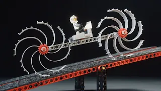 7 Types of Wheels - 4 Hard Trials - Experiments with Lego Technic  #lego #experiment #vehicles