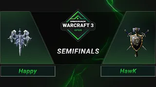WC3 - Happy vs. HawK - Semifinals - DreamHack WarCraft 3 Open: Summer 2021 - Europe