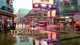 Toronto life, Downtown Toronto, Ontario, Canada 4K