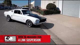 1968 Mustang Four Link | ALDAN AMERICAN Coilover Install