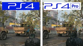 Call of Duty Modern Warfare 2019 | PS4 vs PS4 Pro | 4K Graphics & FPS Comparison Beta