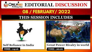 8 February,2022 | Editorial Discussion and News Paper | Sumit Rewri |