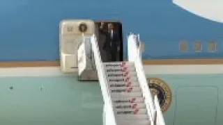 Obama Arrives in NYC Ahead of UN Gen. Assembly