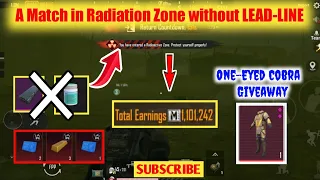 PUBG METRO ROYAL - How to Servive Radiation Zone without (LEAD-LINE) !! OEC giveaway