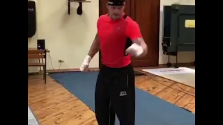 Александр Усик работа с Fight Ball