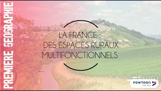 PREMIERE : La France, des espaces ruraux multifonctionnels