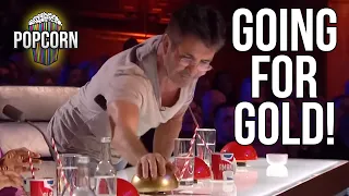 TOP 10 of Simon Cowell's GOLDEN BUZZER Auditions on Britain's Got Talent!