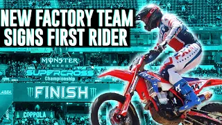 Silly Season! New Factory Team Announces First 450 Signing for Supercross