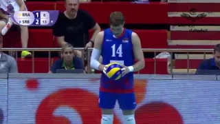 How to get curve in volleyball serve !