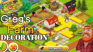 Greg's Farm Decoration | Hay Day Farm Design Idea | TeMct Gaming