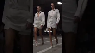 Most iconic runway duo moments. #kendalljenner #gigihadid #bellahadid #shorts #offwhite #balmain