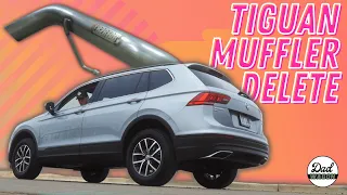 Muffler Delete for Volkswagen Tiguan - B2BFAB Tiggy Pipe Installation