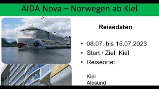 Norwegen - Tour mit AIDAprima Juli 2023 - Reisebericht und Bewertung