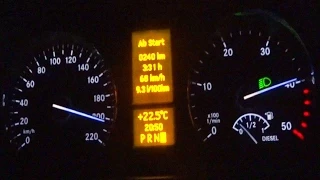 Mercedes Vito V6  TOP SPEED RUN