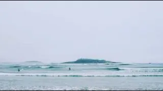 Surfing Tiny Waves In South Africa [In Bad Weather] First Time Surfing