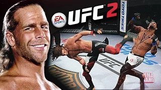 The HBK Shawn Michaels SWEET CHIN MUSIC in EA SPORTS UFC 2 | Ultimate team CAF Gameplay