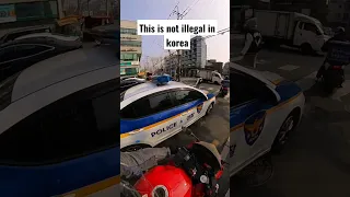 Not ILLEGAL in South Korea!!! :D #insta360 #motorcycle #seoul