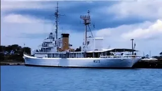 Sand Island Hawaii Pre 1966 Coast Guard Base, USCGC Matagorda W-373, USCGC Basswood W-388 - WLB WHEC