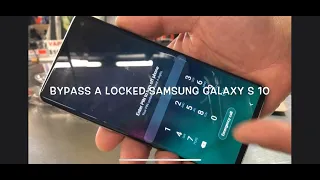 How to hard reset a Samsung galaxy S10 that’s locked