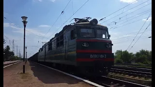 Электровоз ВЛ80Т-1843, по ст.Чернолесская, (УЗ/ОД)