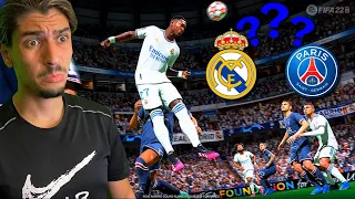 FIFA 22 DEVENIR PRO JE SIGNE AU PSG OU LE REAL MADRID ?