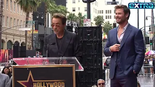 Robert Downey Jr. ROASTS Chris Hemsworth with Help from Avengers