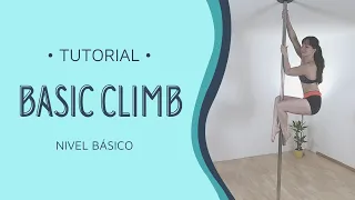 POLE DANCE tutorial: subida básica / basic climb - clase nivel básico y ejercicios para ganar fuerza