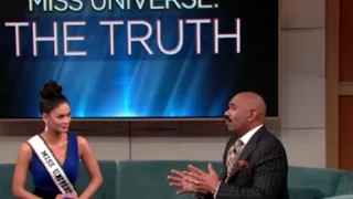 Steve Harvey apologizes to BOTH Miss Universe and Miss Colombia on "Steve Harvey Show"