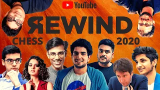 Youtube Chess Rewind 2020 | Samay Raina, ChessBase India, Biswa, Vaibhav, Tanmay, Vidit, Anish, etc
