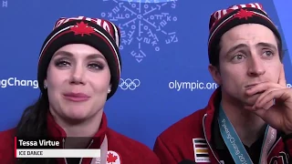 Canadian figure skaters were 'screaming' the national anthem