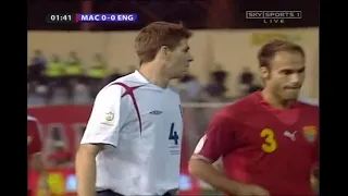 Macedonia V England (6th September 2006)