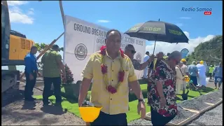 Ground Breaking Ceremony for the American Samoa Consulate in Maota’a