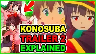 Does Megumin Love Kazuma? KonoSuba Movie Second Trailer Explained | Konosuba Crimson Legend Movie