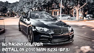 BC Racing Coilover install on 2010 BMW 328i (E93)