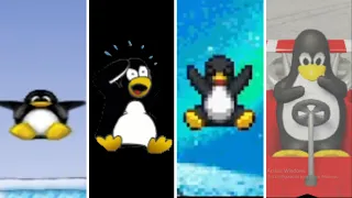 Evolution of Tux Game Over 1998 2022