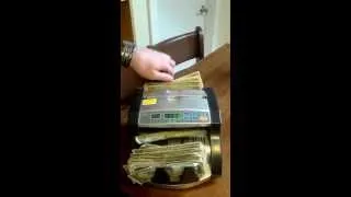 Royal Sovereign electric money counter * Cash Demo * by pdub