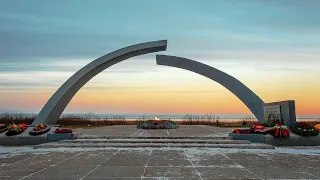 Ладожское озеро.Дорога Жизни. Lake Ladoga.The Road of Life.