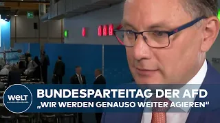 BUNDESPARTEITAG DER AFD: "Unser Kurs ist genau der Richtige!" I Tino Chrupalla im WELT-Gespräch