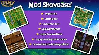 Stardew Valley 1.6! | Mods I have created | Legacy Farm, Deserted Island, Bundles and more!
