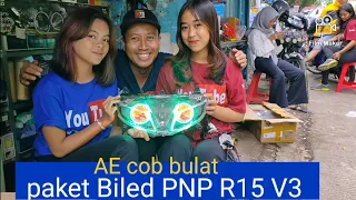 R15 V3 paket Biled PNP saklar Revo non leveling sinar otomotif