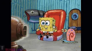 SpongeBob watching anime