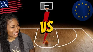 USA vs Europe (Basketball Fans & atmosphere) |American Reaction