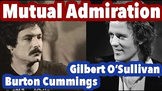 Gilbert O'Sullivan Loved this Burton Cummings cover - Interview