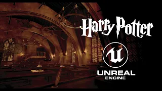 Harry Potter 3D Environment - Defense against the Dark Arts Classroom | Unreal Engine 4