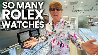 BIGGEST ROLEX SELECTION I'VE EVER SEEN!!