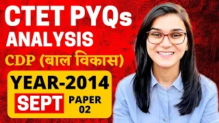 CTET 2022 - Previous Year Papers Analysis (CDP) Sept 2014 Paper-02 by Himanshi Singh