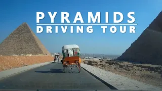Driving tour Pyramids Giza Caïro (4K) Egypt 🇪🇬